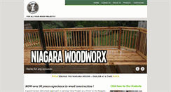 Desktop Screenshot of niagarawoodworx.com