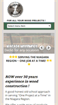 Mobile Screenshot of niagarawoodworx.com